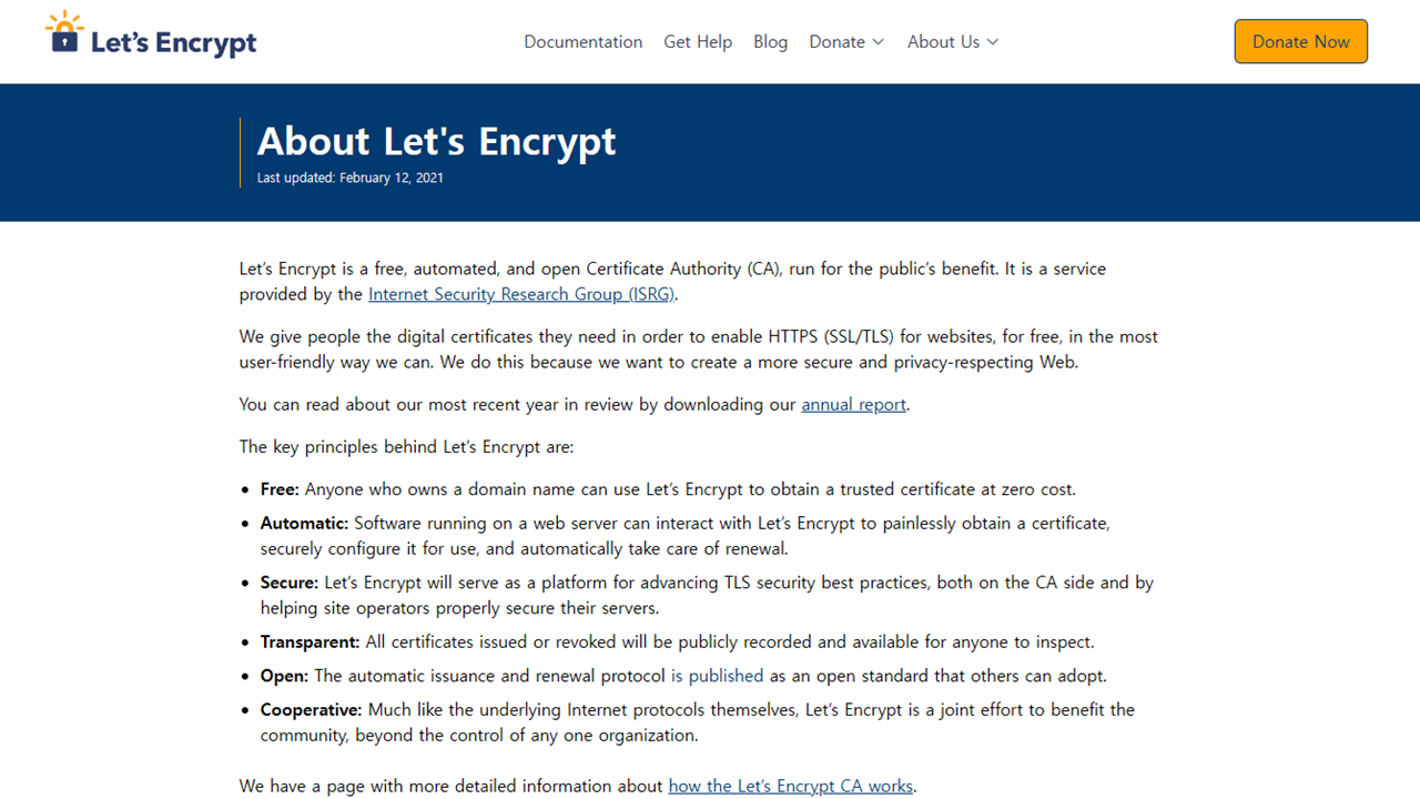 HTTPS, SSL, Let’s Encrypt까지 단어는 알고 있어야지